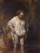 A woman bathing. REMBRANDT Harmenszoon van Rijn